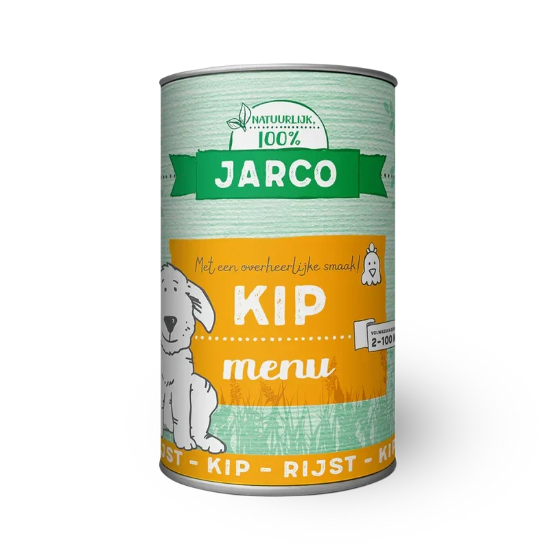Jarco blikvoeding Kip-menu 6 x 400gr