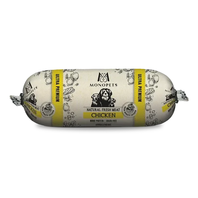 Monopets Fresh Meat sausage Chicken 12 x 600gr