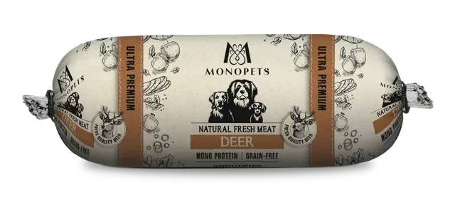 Monopets Fresh Meat sausage Deer 12 x 600gr