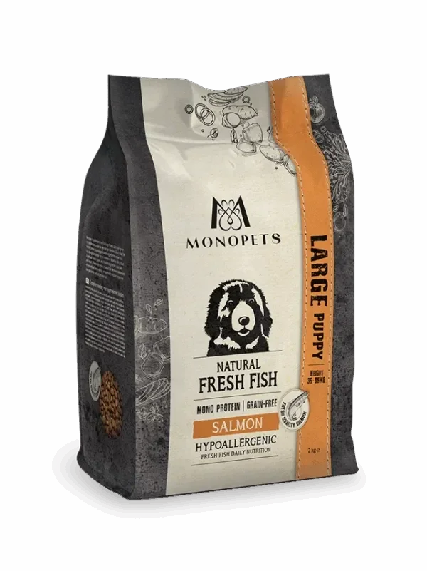 Monopets Hypoallergenic Fresh Fish Large Puppy Salmon