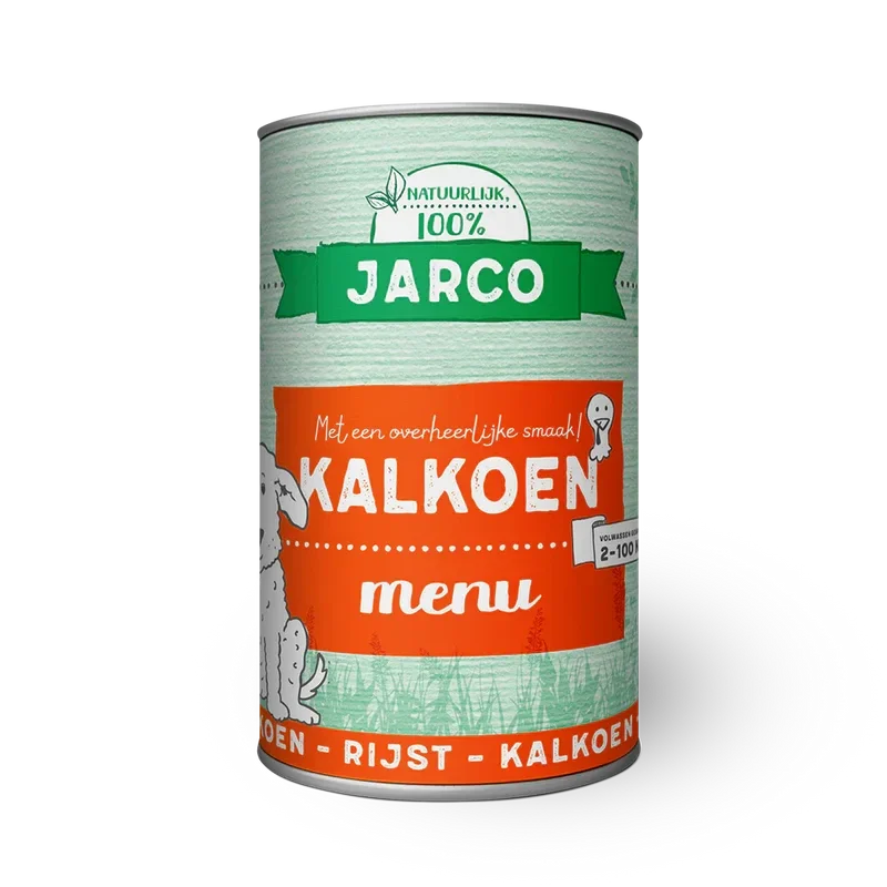 Jarco blikvoeding Kalkoen-menu 6 x 400gr