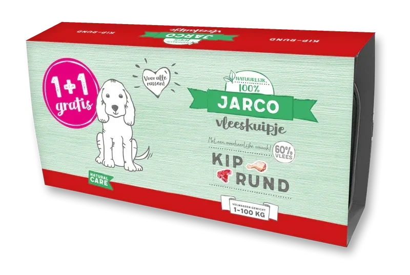 Jarco vleeskuipjes Kip/Rund 6 x (2 x 150gr)