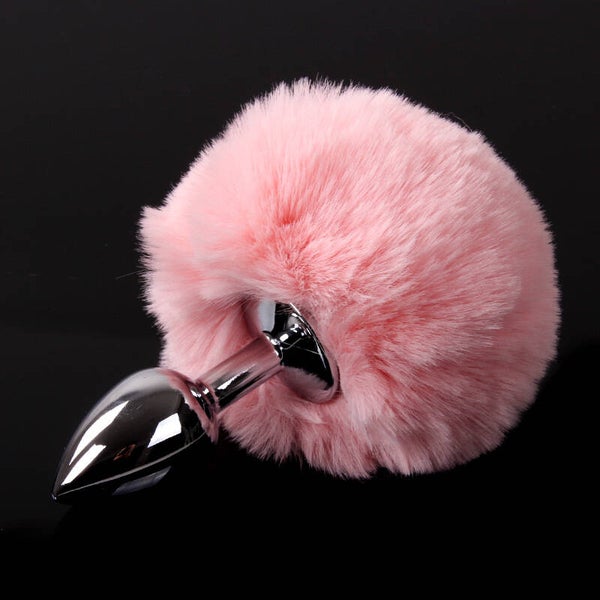 Konijnenstaart Buttplug - Roze