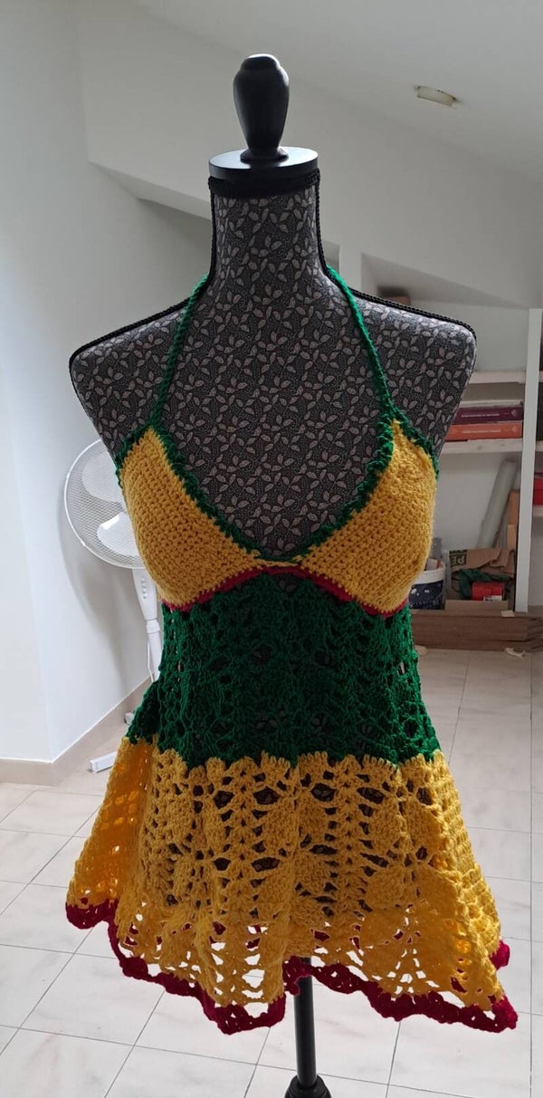 Haut dos nus au crochet