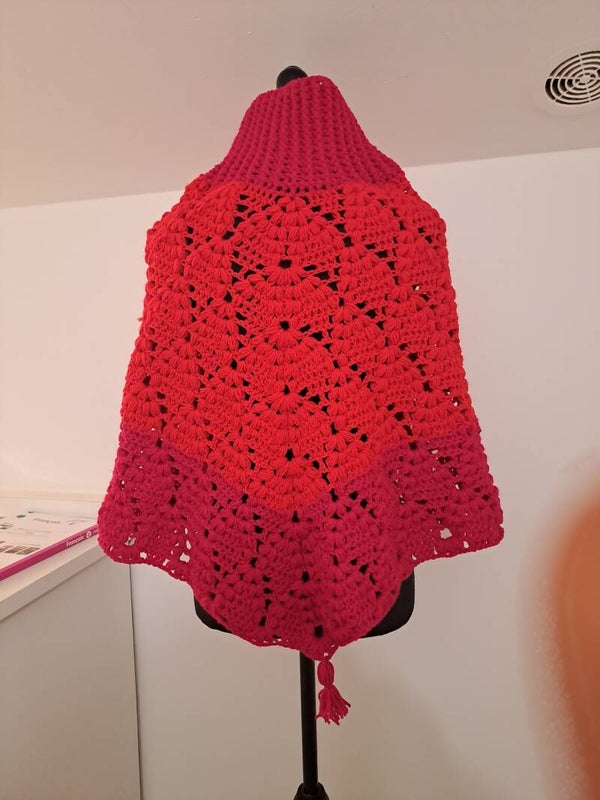 Poncho en laine