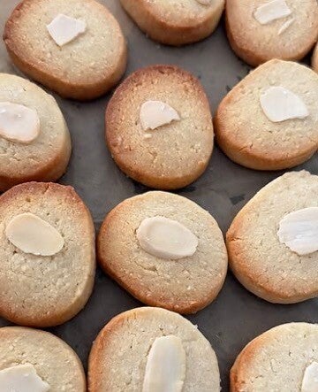 Honing amandel zandkoekjes