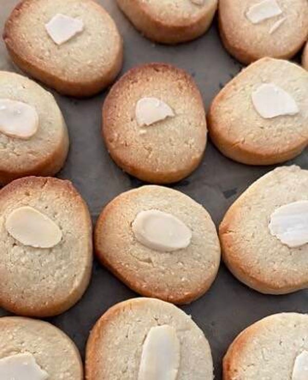 Honing amandel zandkoekjes