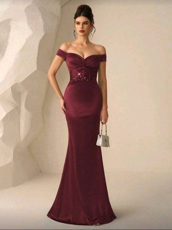 VESTIDO COLOR ROJO, TALLA S