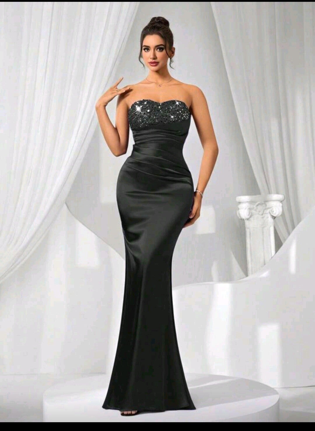 VESTIDO NEGRO TALLA  M