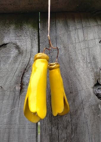 Kowhai Flower Hanging Mobile - Double