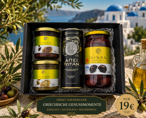 Griechische Genussmomente – Exklusives Feinkost-Geschenkset
