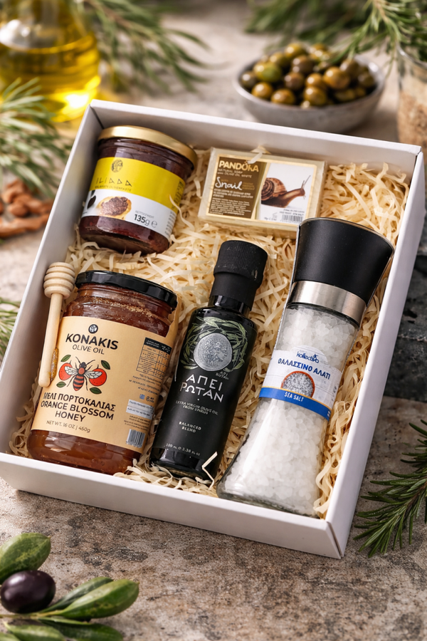 Exklusives griechisches Feinkost Geschenkset – Mediterraner Genuss in Premium-Qualität