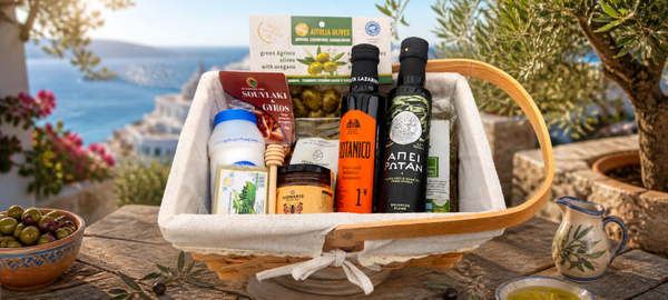 Exklusiver Geschenkekorb – Mediterrane Genussmomente aus Griechenland