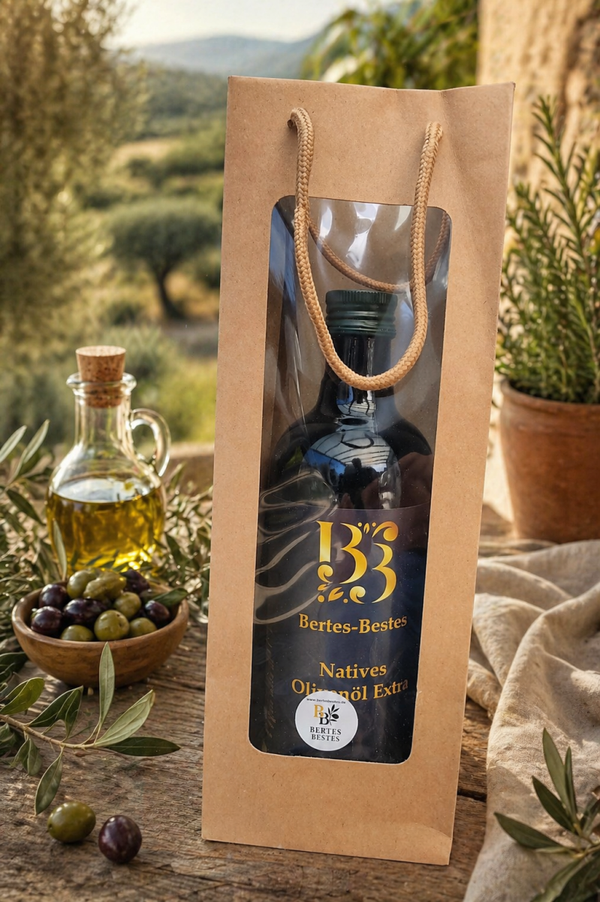 Bertes-Bestes Olivenöl Nativ Extra 1 Liter Geschenkset