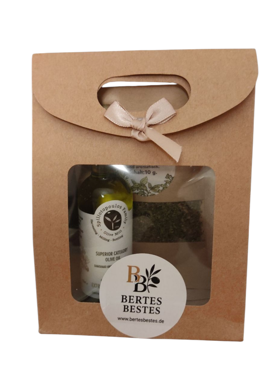 Exklusives Geschenkset: Premium Olivenöl & Olivenölseife aus Griechenland