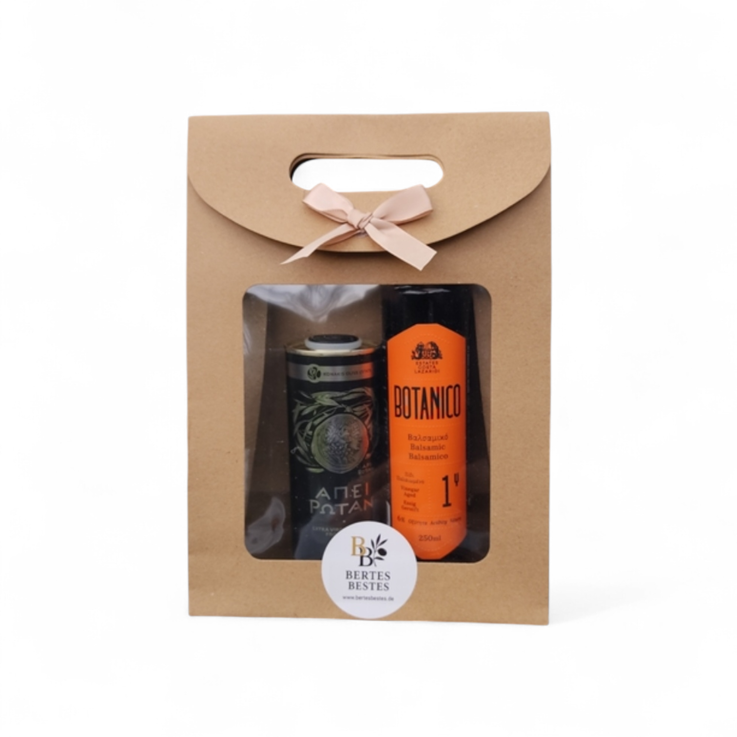 Geschenkset Balsamico Essig & Olivenöl – Premium  – 250 ml + 250 ml