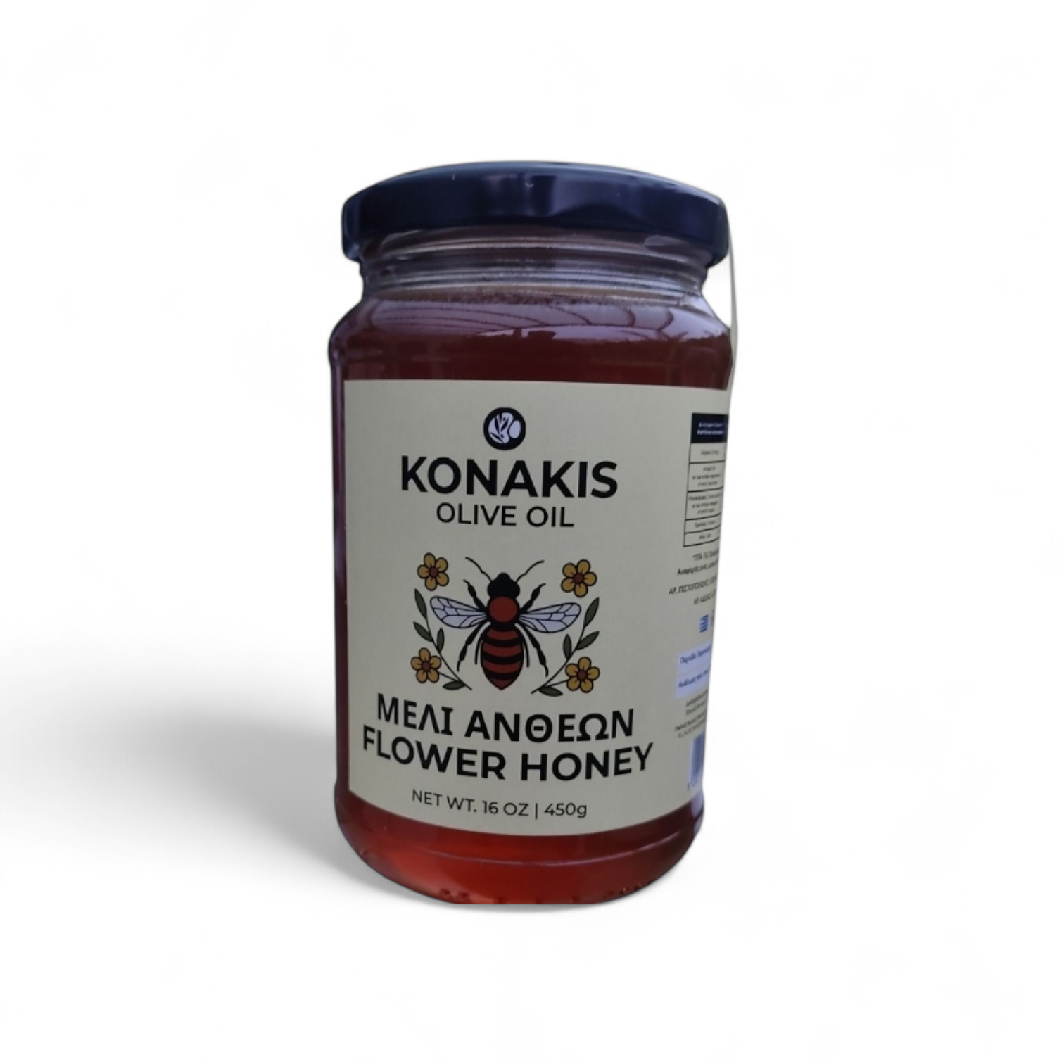 🍯 Griechischer Blütenhonig – 450 g – Direkt vom Erzeuger aus Preveza