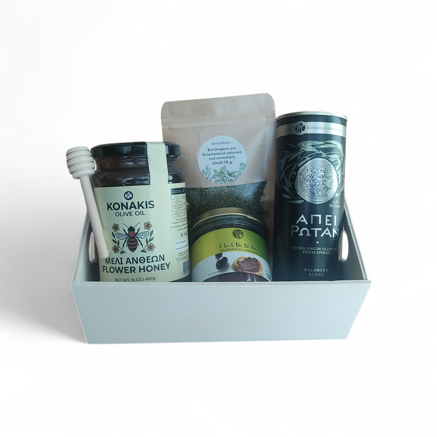 Präsentkörbchen - Mediterraner Genuss & Honigspezialität