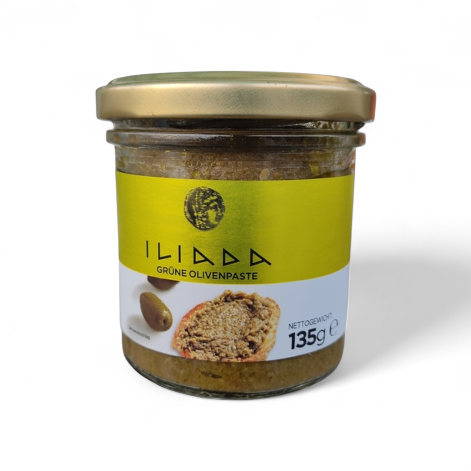 Griechische Grüne Olivenpaste – Premium Qualität | Iliada – 135 g