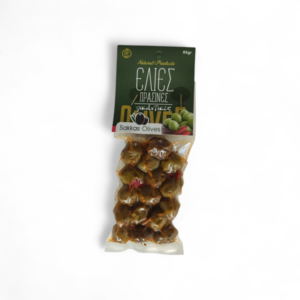 Grüne Oliven in pikanter Marinade 85g