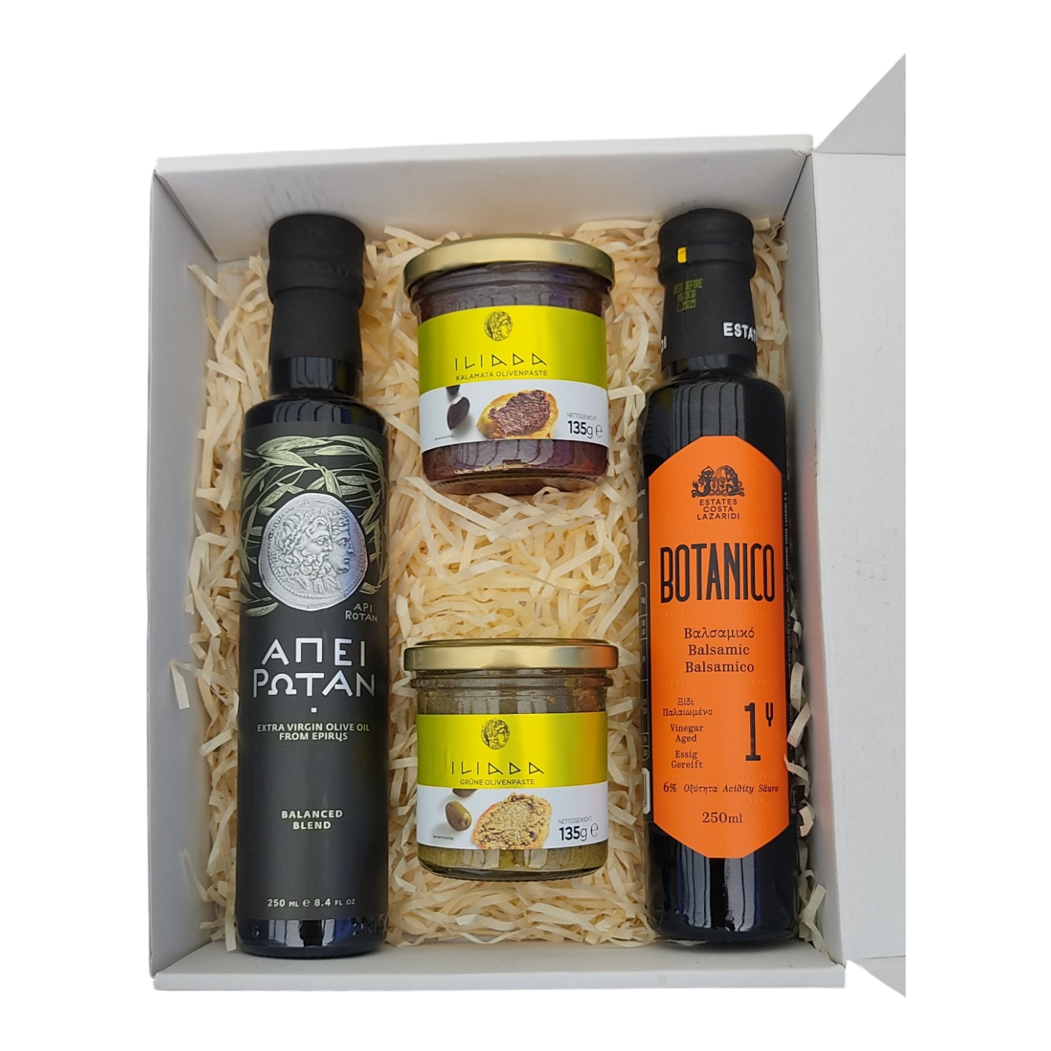 Exklusives Gourmet-Set aus Griechenland – Mediterrane Feinkost in edler Geschenkverpackung