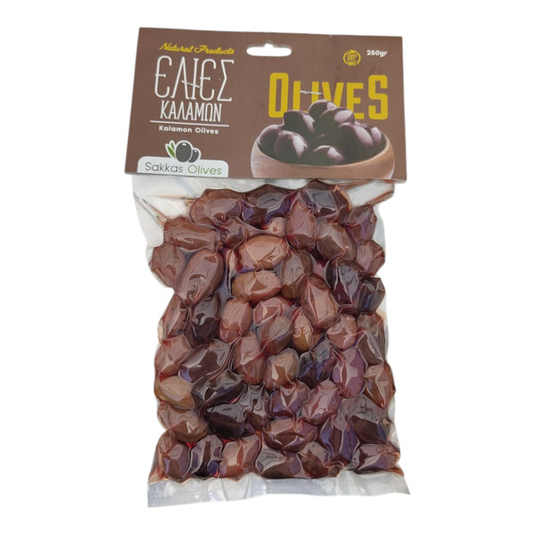 250 g vakuumverpackte Kalamata-Oliven-