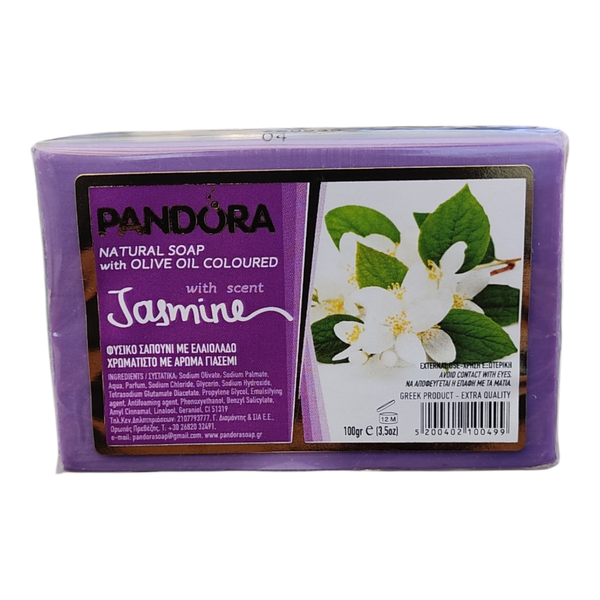 Naturreine Olivenölseife mit Jasmin – 100 g aus Griechenland | Sanfte & sinnliche Pflege