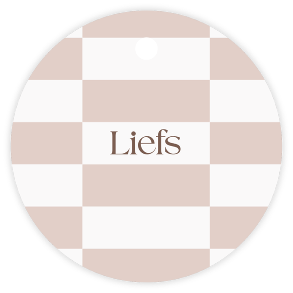 Cadeaulabel – Liefs