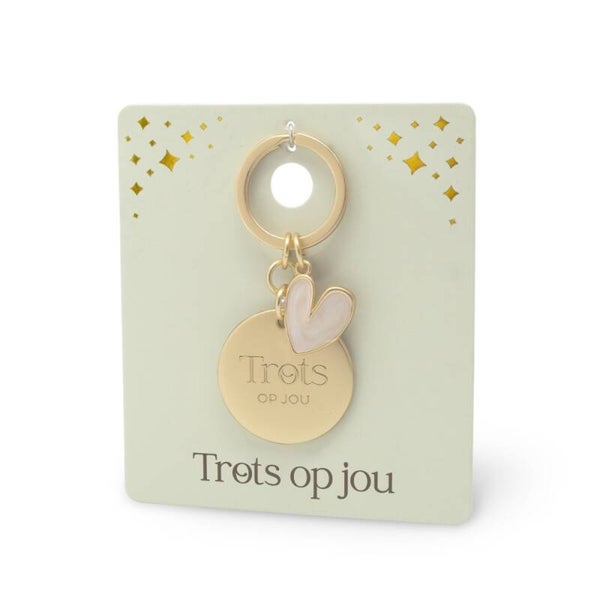 RVS Sleutelhanger – Trots op Jou