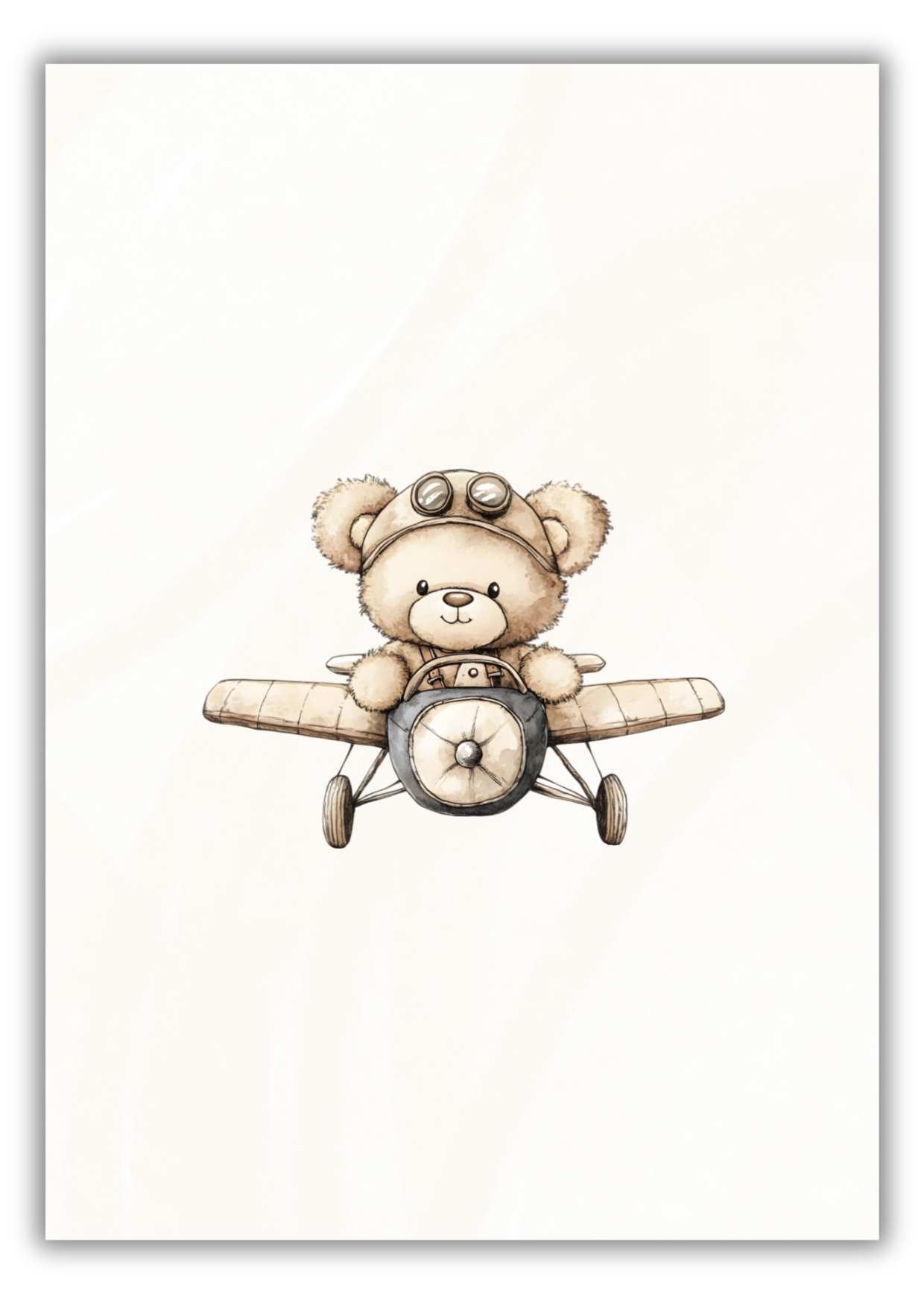 Vliegende teddy beer - mat