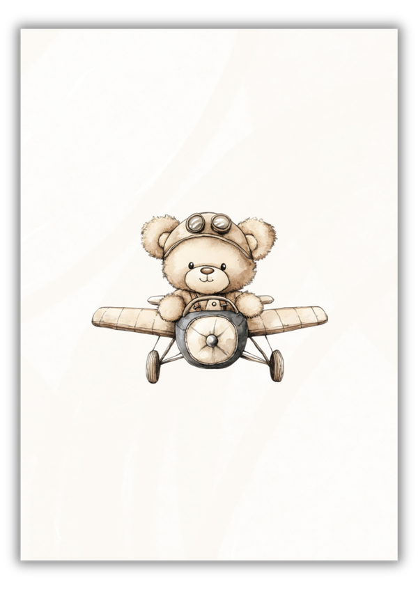 Vliegende teddy beer - mat