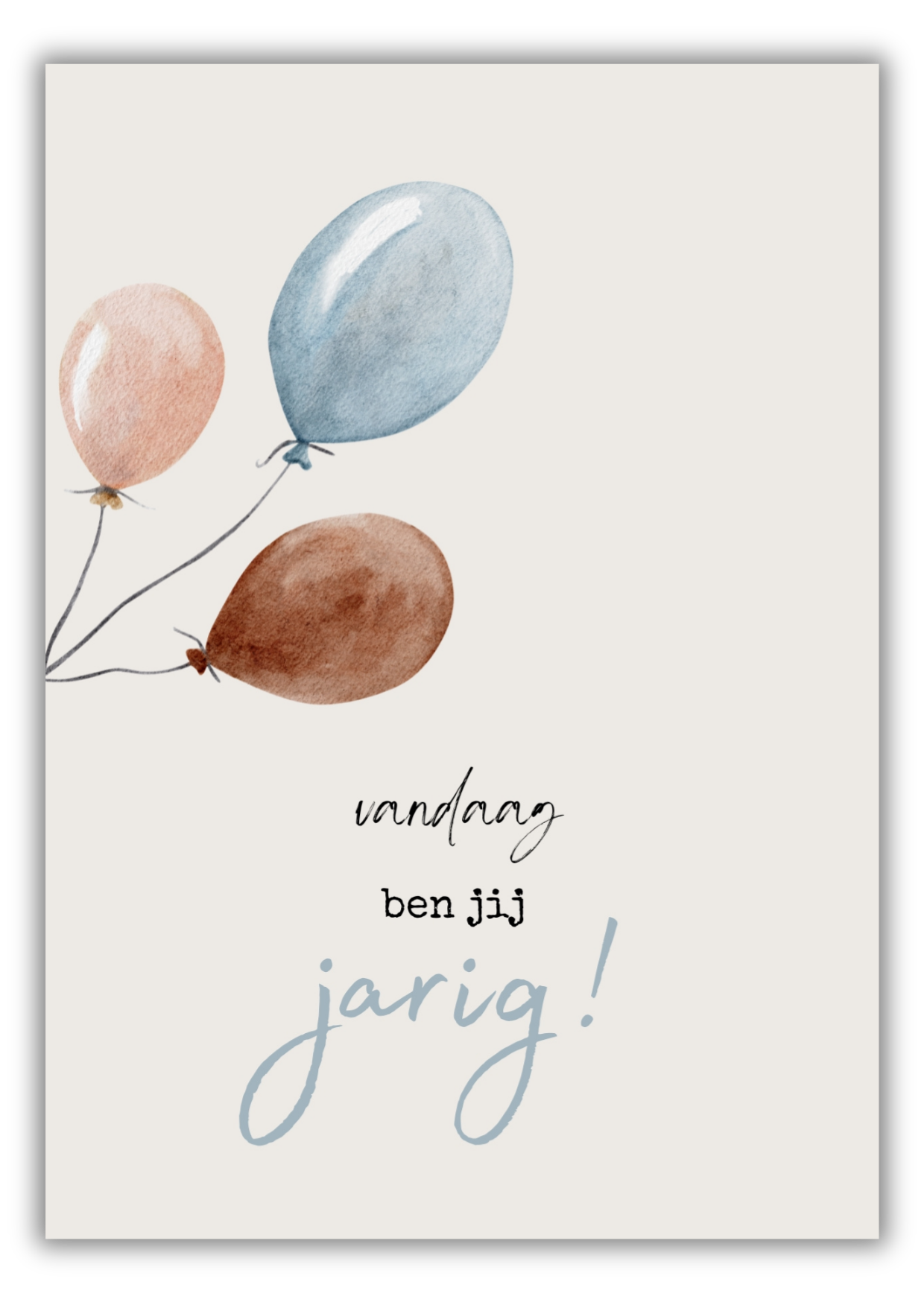 Vrolijke ballonnen voor mannen - mat