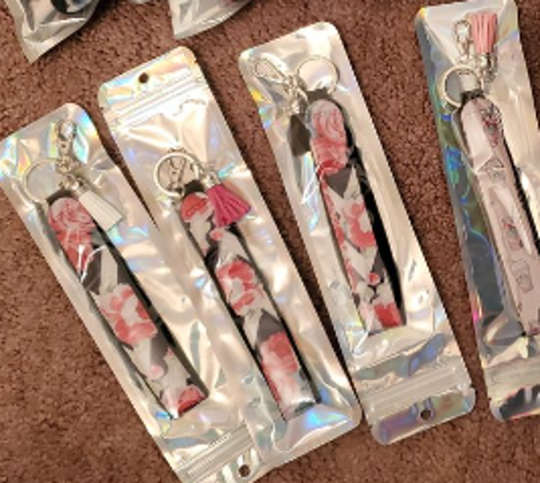 leather charm lanyards