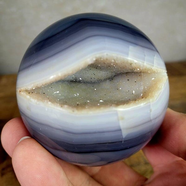 Druzy Agaat Bol 75 mm