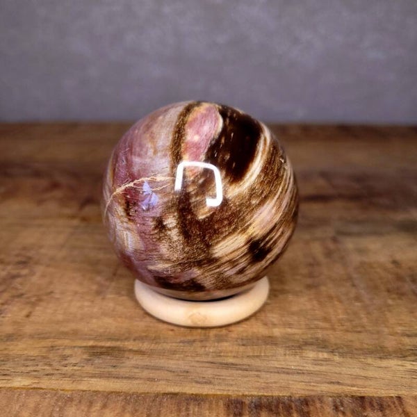 Versteend Hout Bol 55 mm