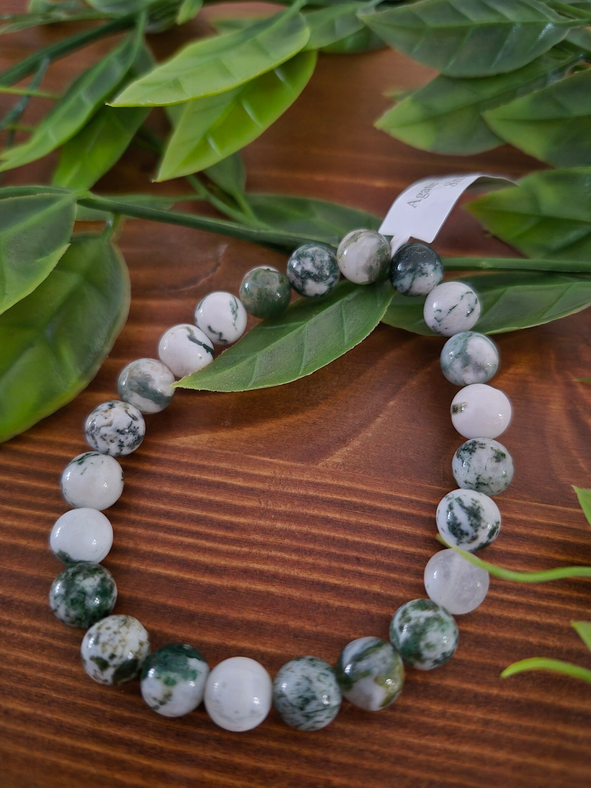 Boomagaat Kogelarmband 8mm