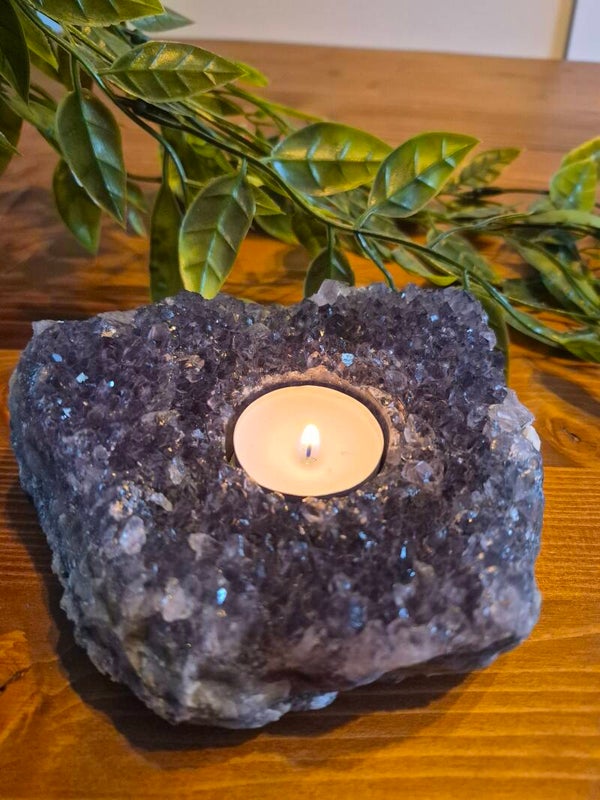 Amethist Theelichthouder