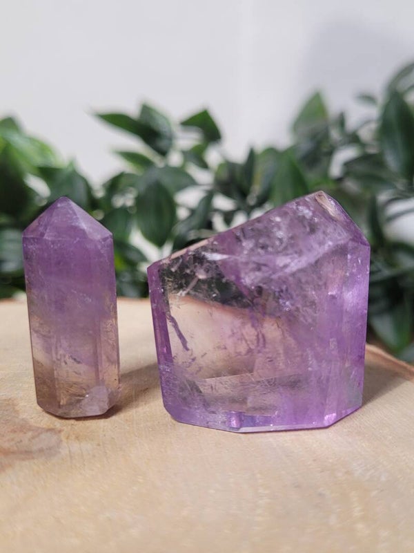 Kleine Amethist Punten 2 stuks