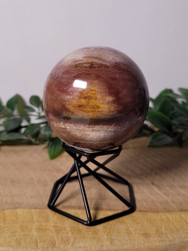 Versteend Hout Bol 63mm