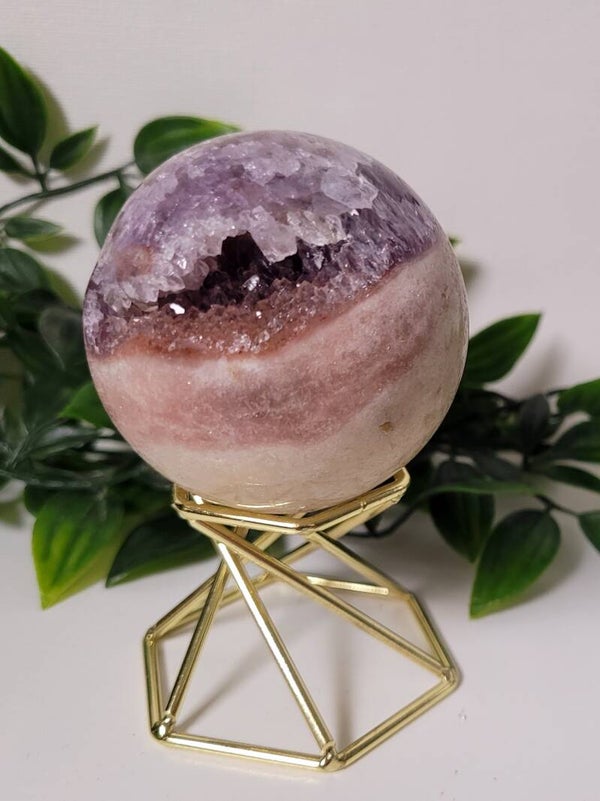 Roze Amethist Bol 58mm