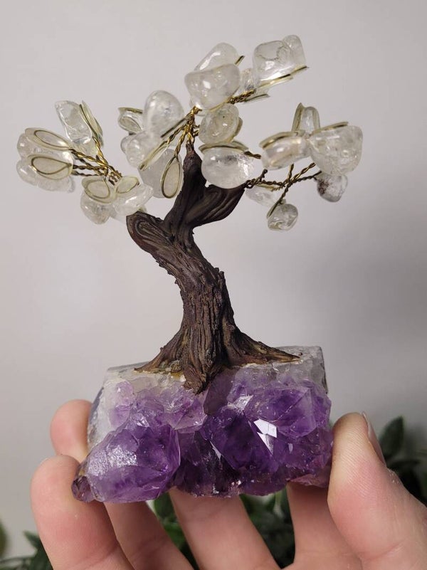 Edelsteen Boom Bergkristal (S)