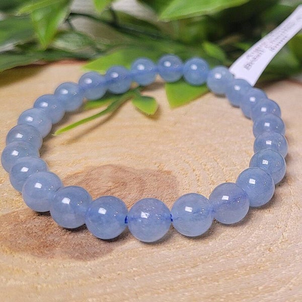 Aquamarijn Edelsteen Armband 8mm