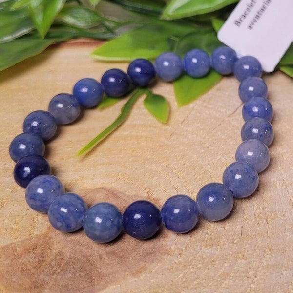 Blauwe Aventurijn Edelsteen Armband 8mm
