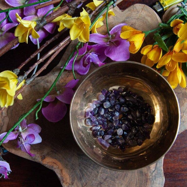 Amethist Trommelsteentjes in zakje