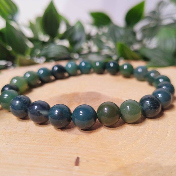 Mosagaat Edelsteen Armband 8mm