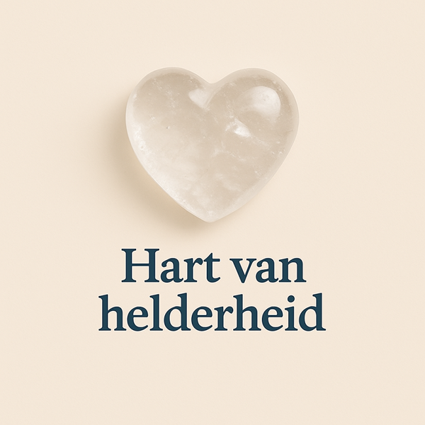 Bergkristal hart | 2 cm