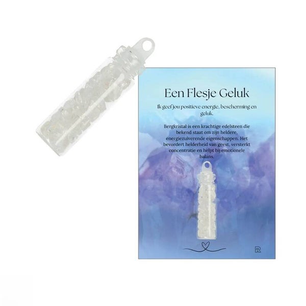 Bergkristal Cadeauzakje - Flesje