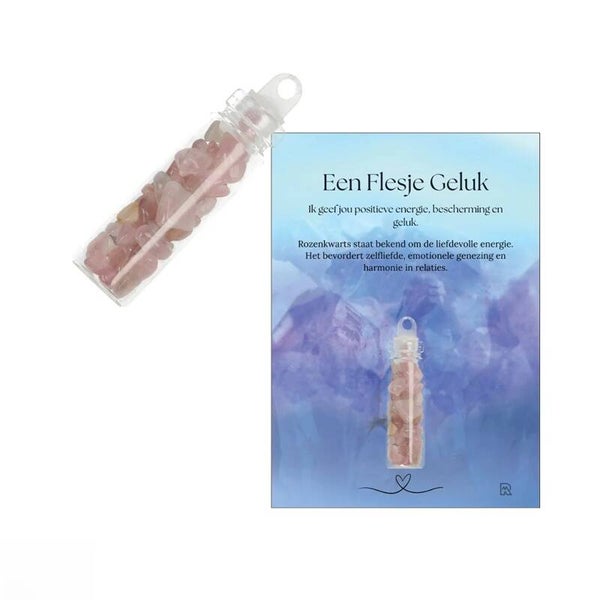 Rozenkwarts Cadeauzakje – Flesje