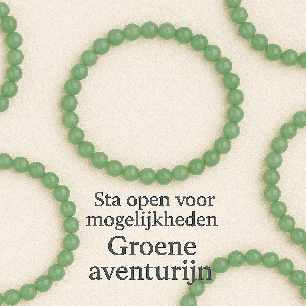 Groene Aventurijn Kogelarmband | 4 mm