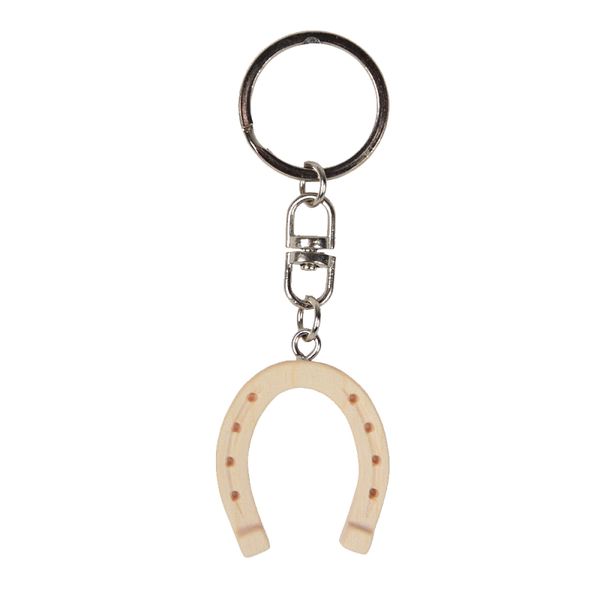 Porte-clés fer à cheval, taille 5 cm, version natural